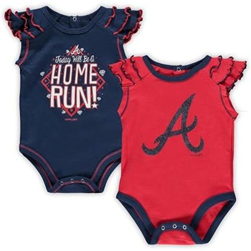 Outerstuff MLB Newborn & Infants 0-24 Months Girls Shining All Star 2 Piece Bodysuit Creeper Set