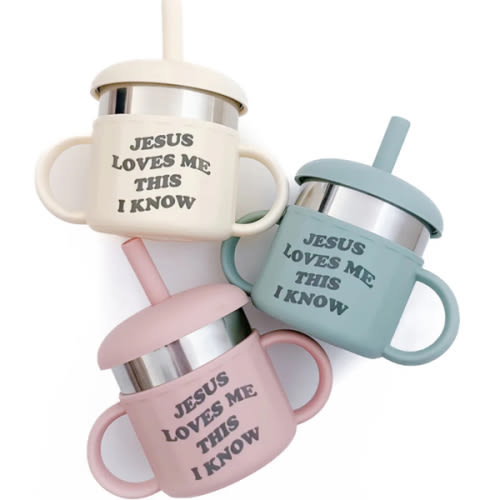 Jesus Loves Me This I Know Sippy Cup – OUR HOUSE ABOVE