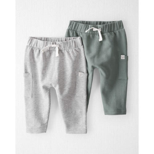 Baby 2-Pack Organic Cotton Pants - Style,Multi