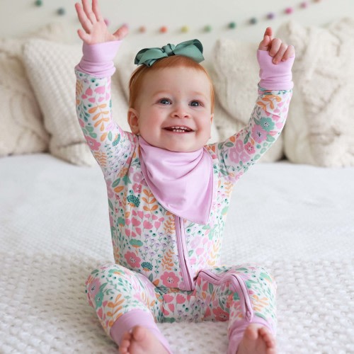 Willow's Whimsy Floral Convertible Zip Romper