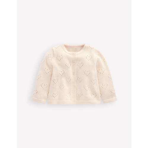 Pretty Pointelle Cardigan-Ivory (SIZE: 3-6m)