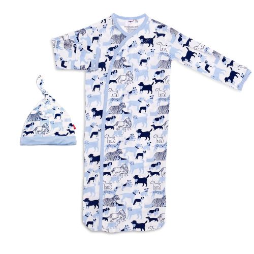 Magnificent Baby Baby Magnetic Modal 2 Piece Gown and Hat Set