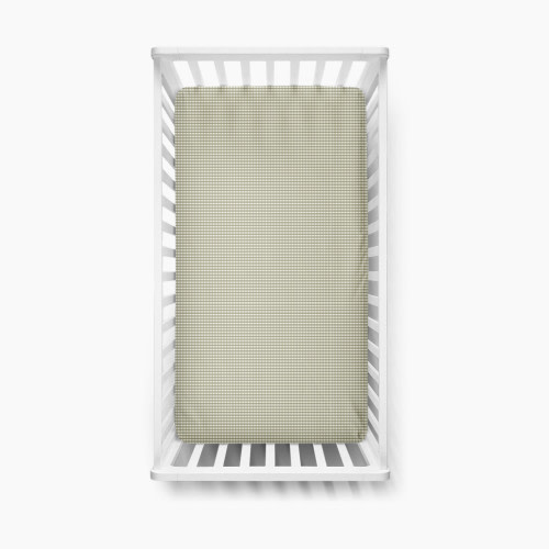 Goumi Kids In The Garden Collection Organic Cotton Crib Sheet - Gingham