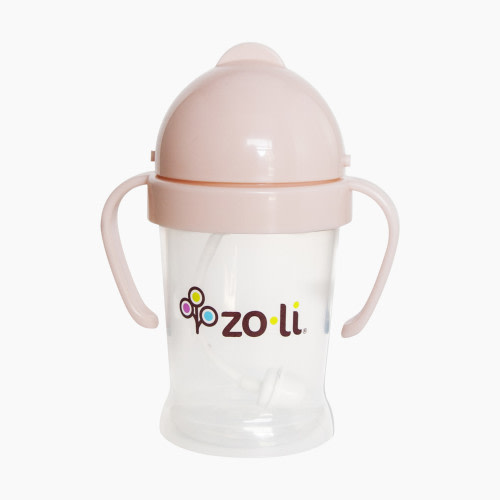 ZoLi BOT Weighted Straw Sippy Cup - Blush