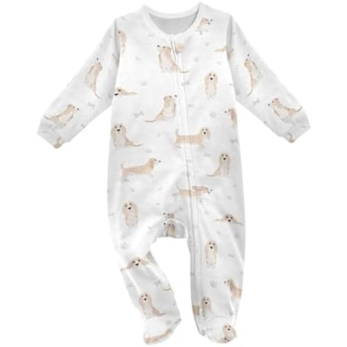 Dog Baby Sleepers For Newborn Baby Play One-Piece Footies