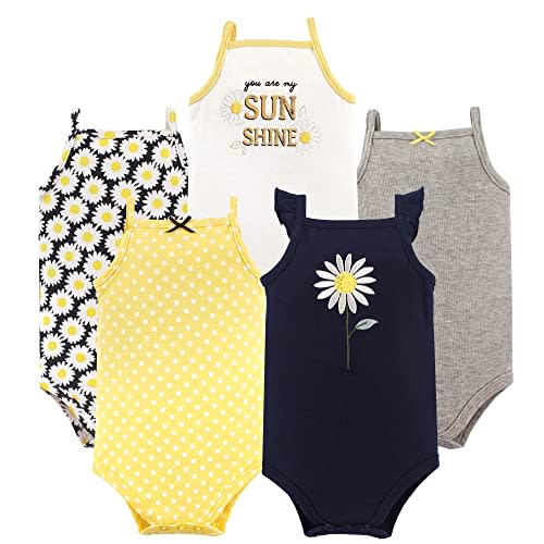 Hudson Baby Unisex Baby Cotton Sleeveless Bodysuits