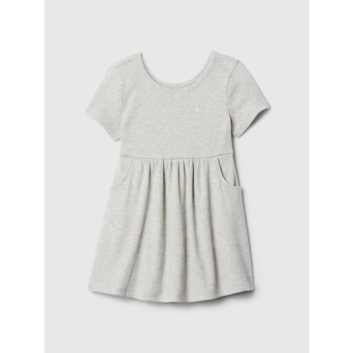 babyGap Mix and Match Skater Dress in light heather grey, size: 12-18 M