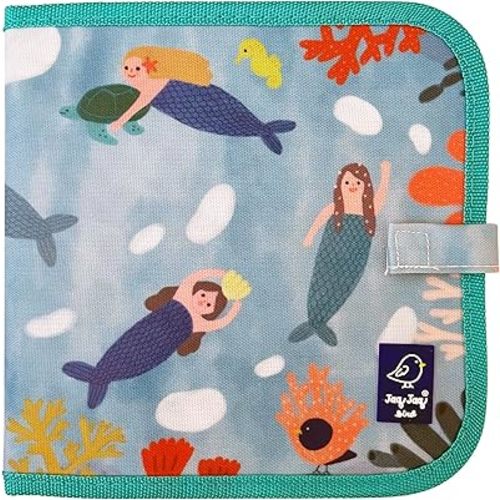 Jaq Jaq Bird Erasable Doodle Pad for Kids,Reusable Mess-Free Coloring and Toddlers Learning Toys-Chalkboard and Drawing Books-Includes 4 ButterSitx Chalks-MER