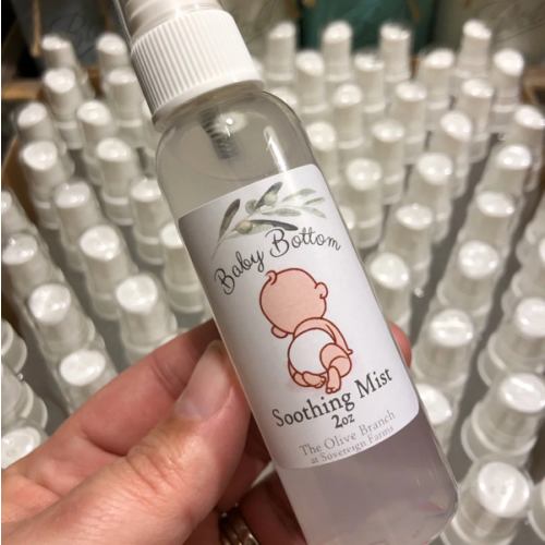 Baby Bottom Soothing Mist – The Olive Branch at Sovereign Farms