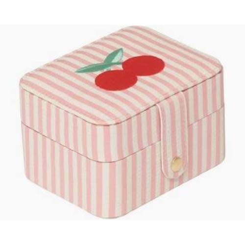 Stripy Cherry Jewellery Box