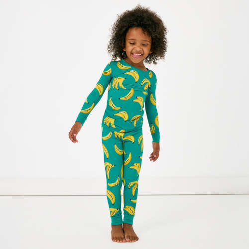 Go Bananas Two-Piece Pajama Set | Little Sleepies
