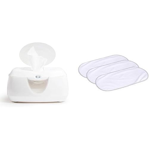 Munchkin® Warm GlowTM Wipe Warmer with 3 Munchkin® Waterproof Changing Pad Liners
