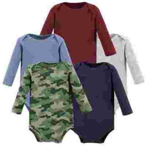 Hudson Baby Infant Boy Thermal Long Sleeve Bodysuits, Basic Camo, 9-12 Months