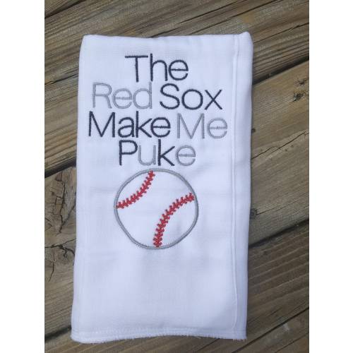 Yankees Baby- Burp cloth - Baseball - Baby Shower Personalized Gift - New Baby Gift - Baby Boy - Yankees Fan - New Baby Gift