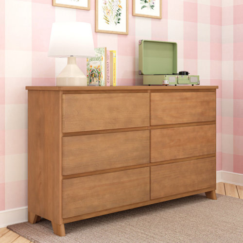 Gracie Oaks Modern Farmhouse 6 Drawer Dresser & Reviews | Wayfair