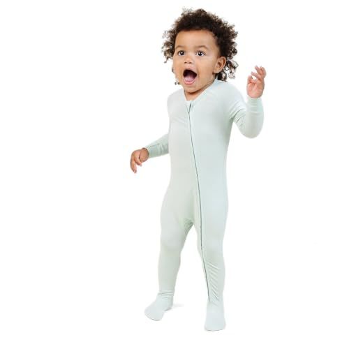 Lark Baby & Toddler Ultimate Zip Footie Pajamas | Bamboo Viscose + Cotton Blend