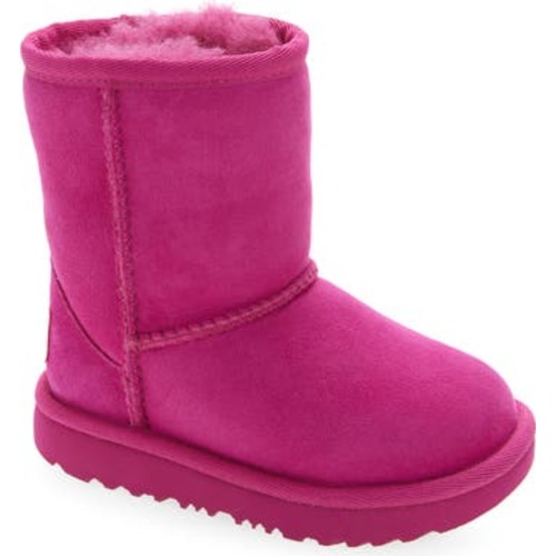 Kids' Classic Short II Water Resistant Genuine Shearling Boot, 12 M