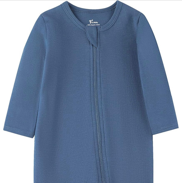 3-6 month Cotton Zip-Front Sleeper Pajamas, Footed Sleep 'n Play