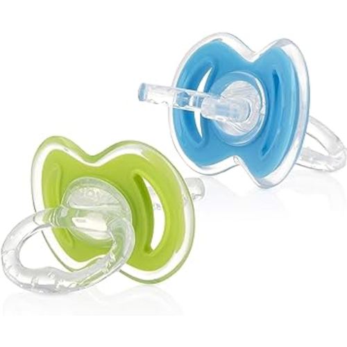 Nuby 2-Pack Gum-EEZ Pacifier Teethers, Colors May Vary