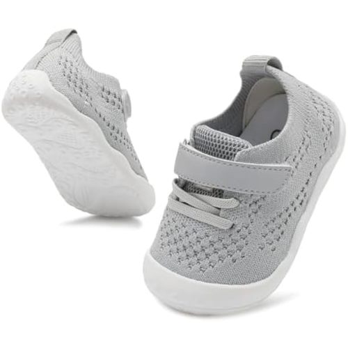 LeIsfIt Baby Shoes Girls Boys First Walking Shoes Infant Sneakers Crib Shoes Lightweight Non-Slip Shoes