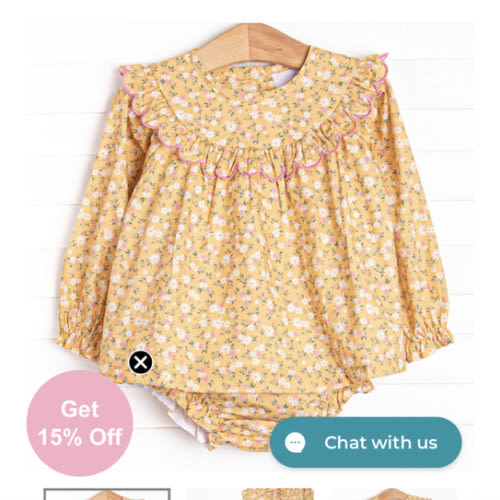 (9 mo) Macie Marigold Diaper Set, Yellow – Stitchy Fish