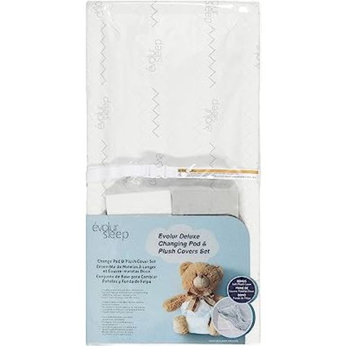 Evolur 3-Sided Contour Changing Pad with 2 Cotton Covers