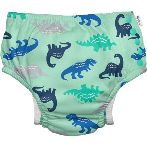 i play Snap Swim Diaper - Seafoam Simple Dino - 6 Month