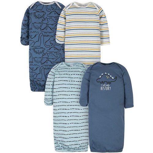 Gerber Baby Boy and Girls 4-Pack Sleeper Gown