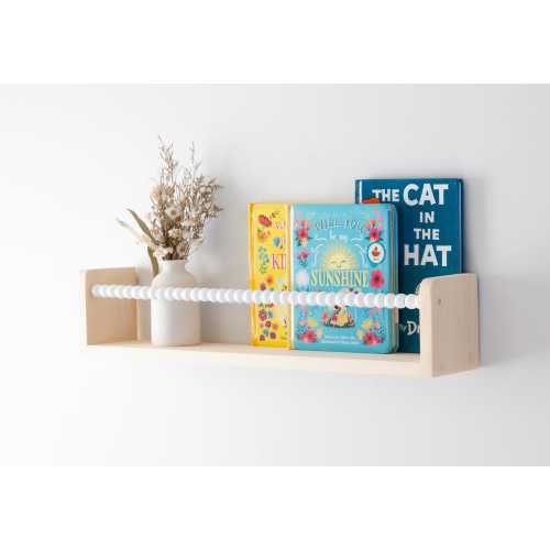 Nursery Bookshelf, Nursery Shelves Boho Macrame, Nursery Decor, Gender Neutral Gift,Children's Bookshelves, Floating Shelves,Kid's Bookshelf
