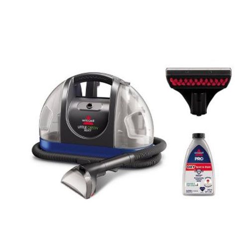 Bissell Little Green Portable Carpet Cleaner: Electric Floor Care Appliance, 48 Oz Tank, 15 Ft Cord, Blue
