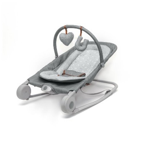 Summer Infant 2-in-1 Bouncer & Rocker Duo - Heather Gray
