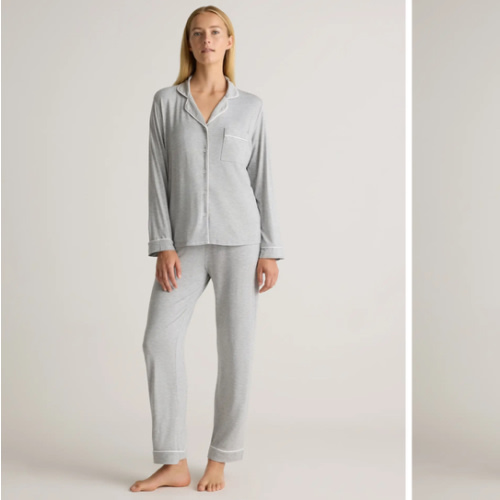 Bamboo Jersey Long Sleeve Pajama Set