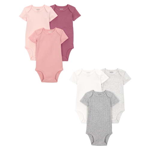 Carter's Child of Mine Baby Bodysuits, 6-Pack, Sizes Preemie-24 Months