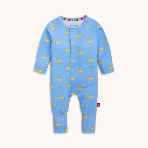 Yellow Sub Modal Magnetic Coverall
