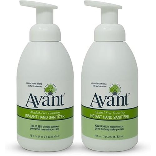 Avant® Alcohol-Free Foaming Hand Sanitizer, 18 oz Bottle 2-Pack bulk