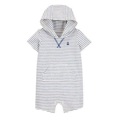 Baby Boy Carter's Striped Hooded Romper