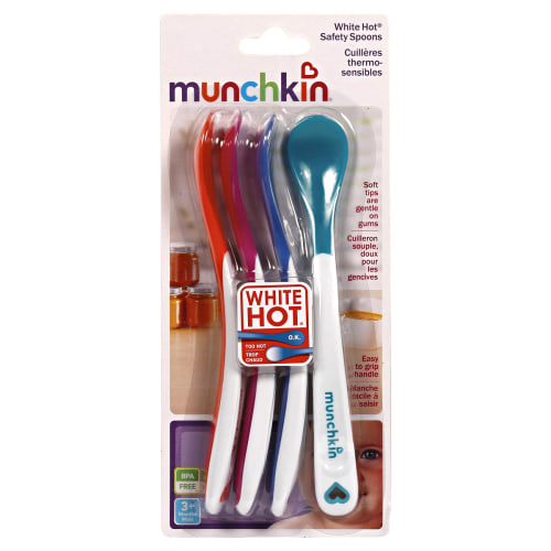 Munchkin® White Hot® Infant Spoons, 4 pk