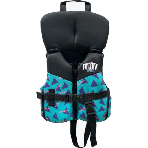 Follow Grommy CGA Infant Life Jacket - Black/Teal
