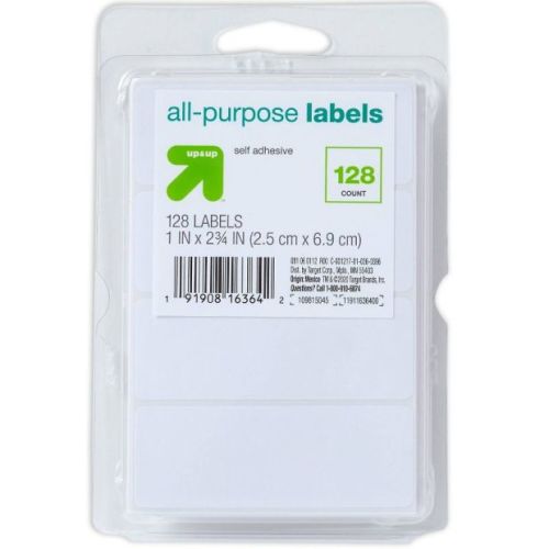 up & up 128ct Rectangular Labels