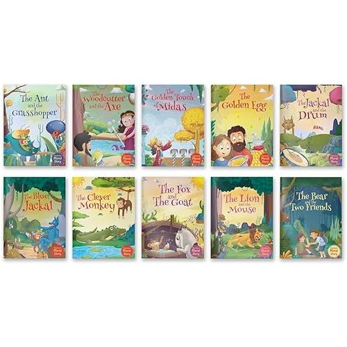 Illustrated Moral Stories: Collection of 10 Books Paperback – June 5, 2025