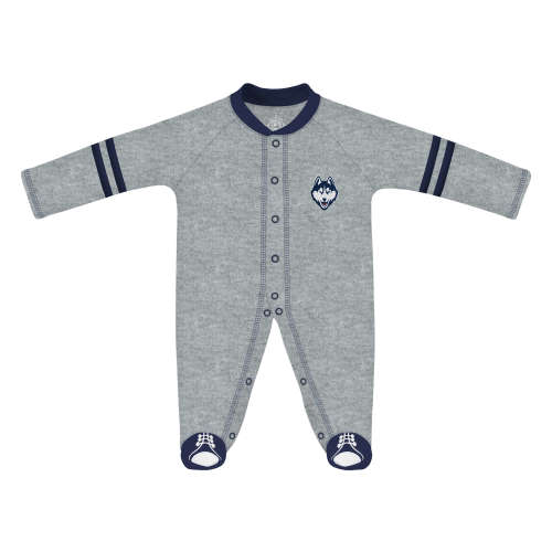 UConn Huskies Sports Shoe Footed Romper | College Baby