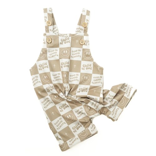 Child of God Checker Overalls – AmorClothingCo.