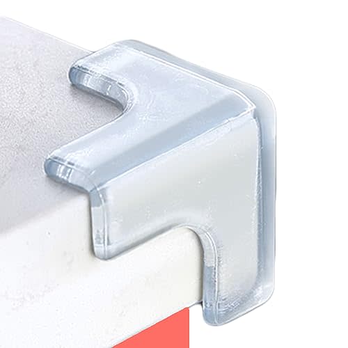 saicheek 4Pcs Large(Length: 1.7inch) Silicone Corner Protector Baby Proofing,Table Corner Protectors for Baby,Strong Adhesive T Shaped Baby Head Protector Table Corner Protectors for Furniture