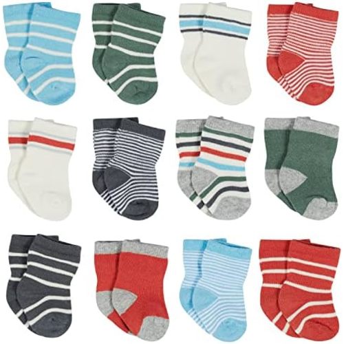 Onesies Brand Unisex Baby 12-Pair Bootie Socks