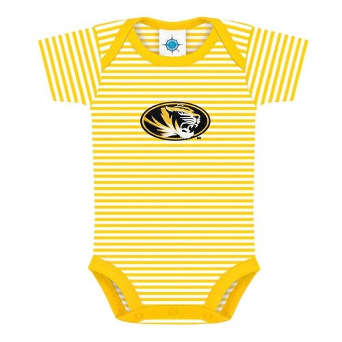 Creative Knitwear College Baby NCAA Infant Striped Bodysuit