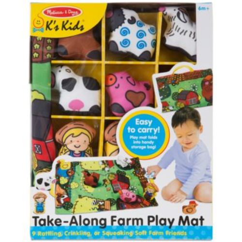 Melissa & Doug Take-Along Farm Play Mat