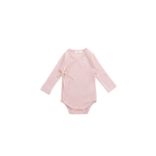 Organic Cotton Modal Marina Long Sleeve Bodysuit - Trinket – Jamie Kay USA