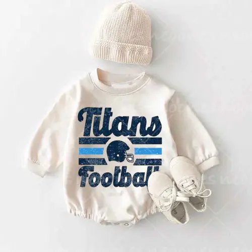 Baby Tennessee Titans Romper and Adult Sweatshirt