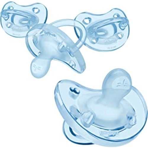 Chicco PhysioForma 100% Soft Silicone One Piece Pacifier for Babies Aged 0-6 Months
