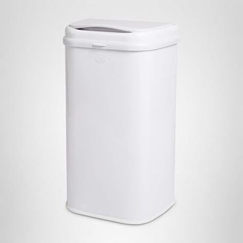 Ubbi Steel Diaper Pail, Odor Locking, No Special Bag Required, Award-Winning, Registry Must-Have, White
